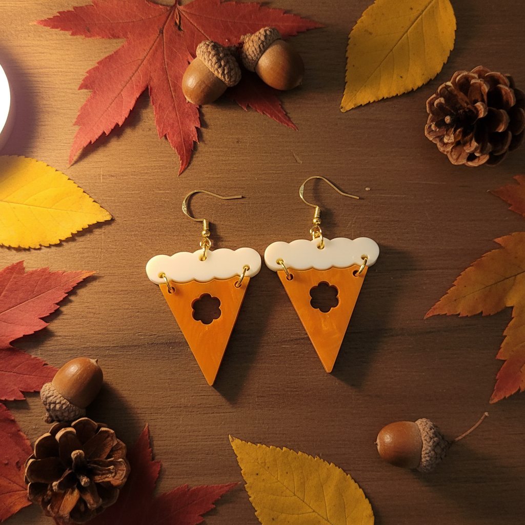 Slice of pumpkin pie