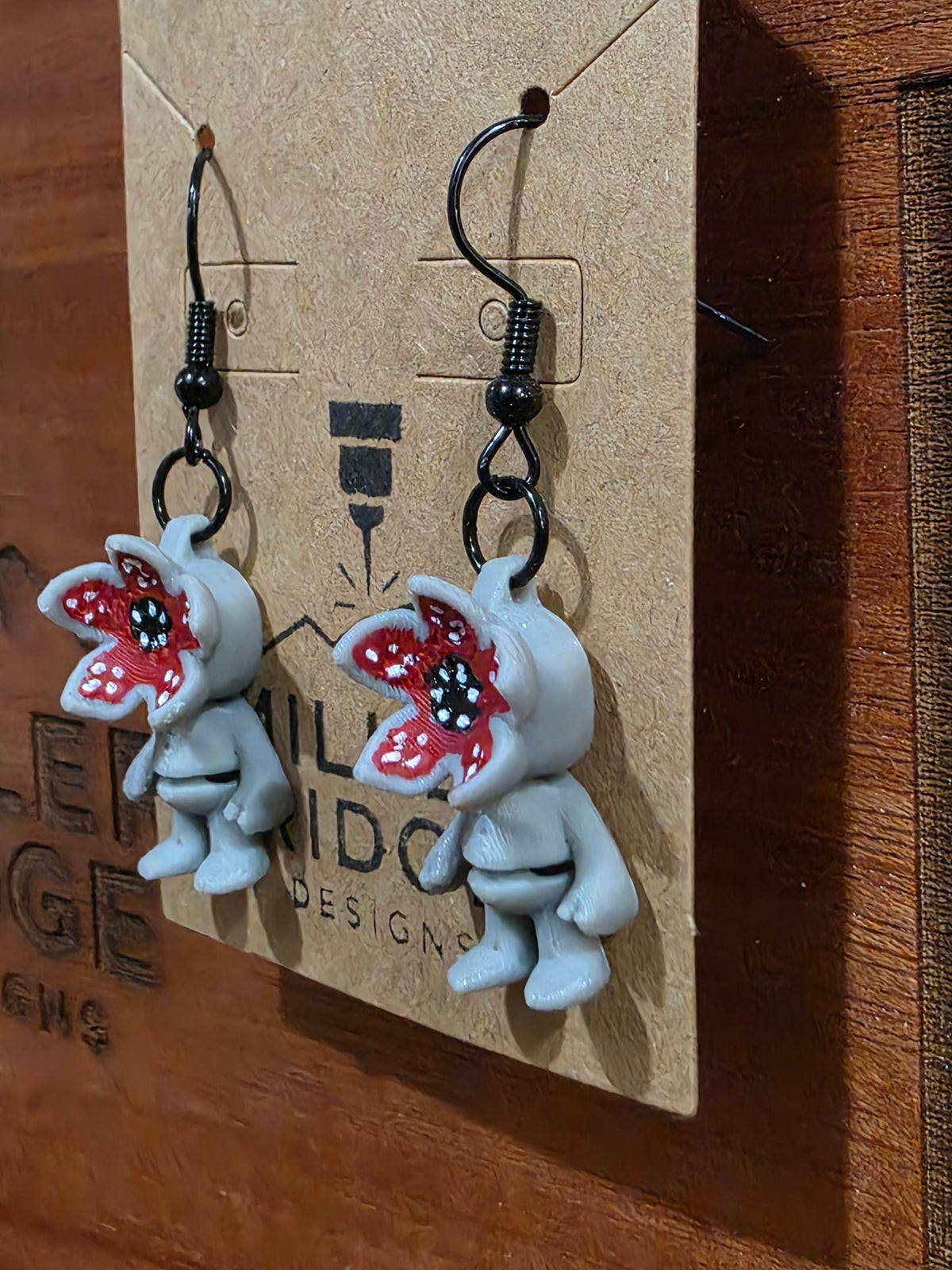 Demogorgon earrings