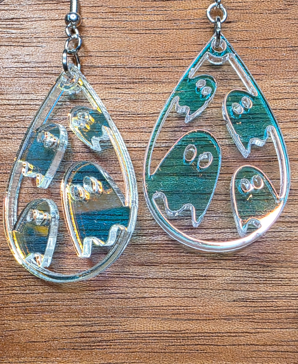 Spooky iridescent Ghosts