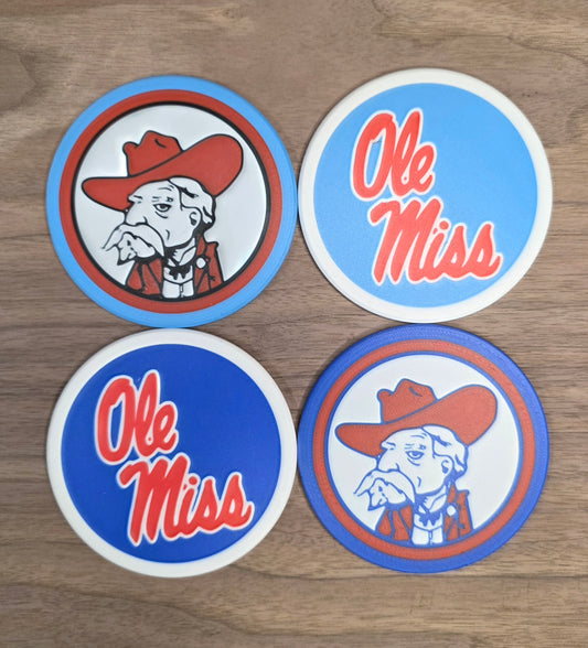 Ole Miss coasters
