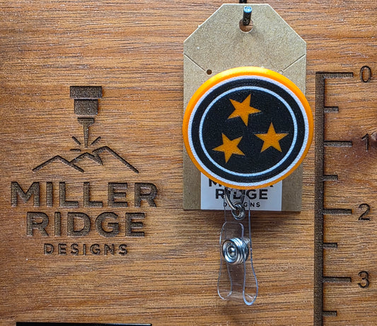 Dark Mode Tristar badge reel