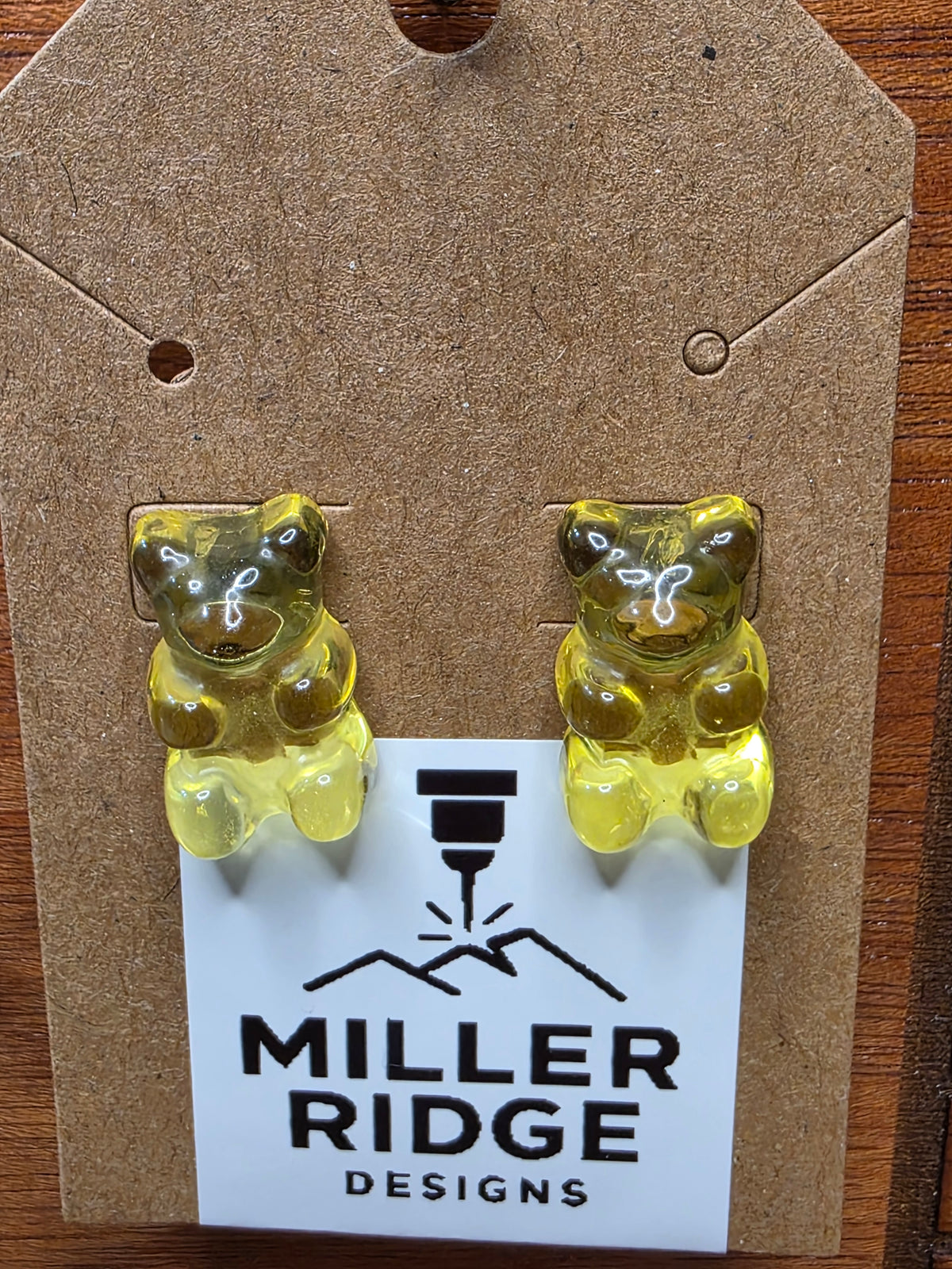 Gummy bear studs (8 color options)