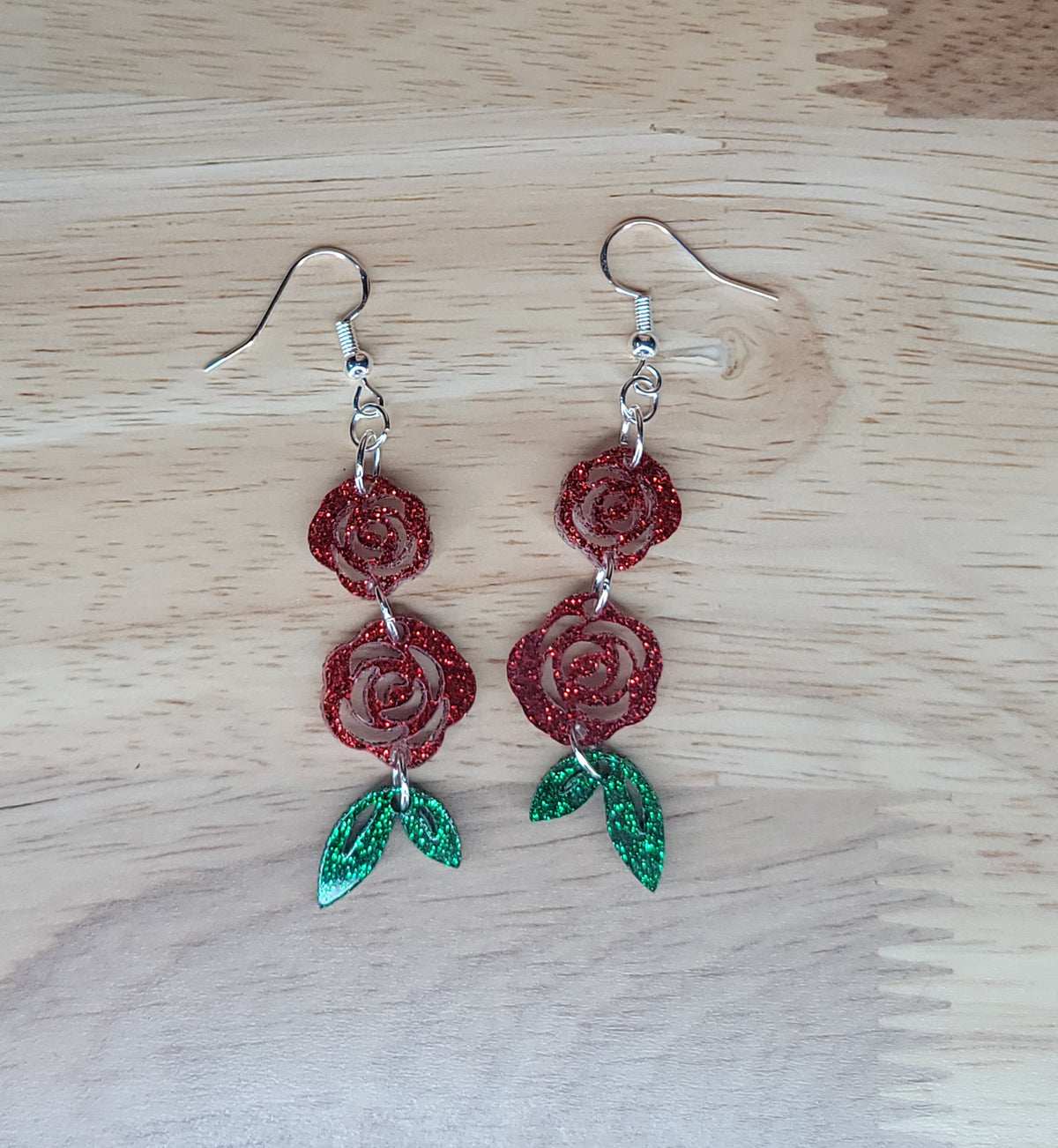 Glitter roses