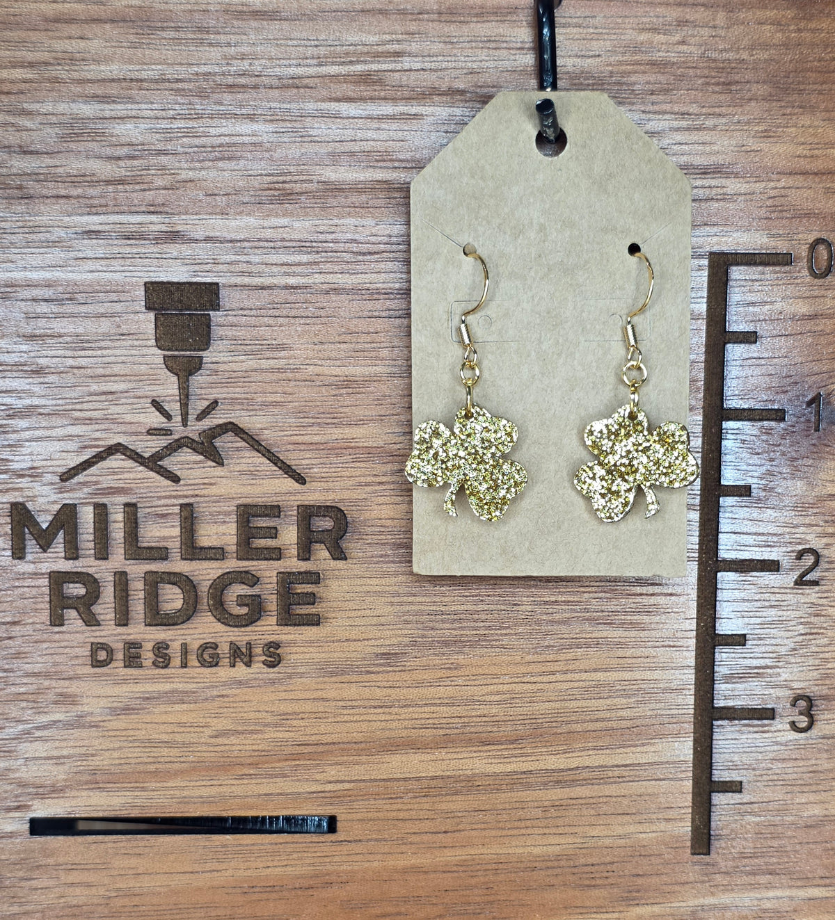 Shamrock earrings (4 color options)