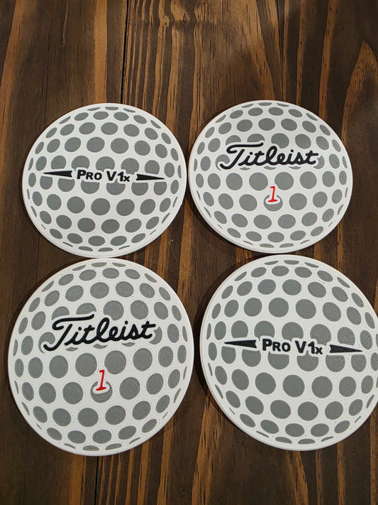 Titleist golf ball coasters