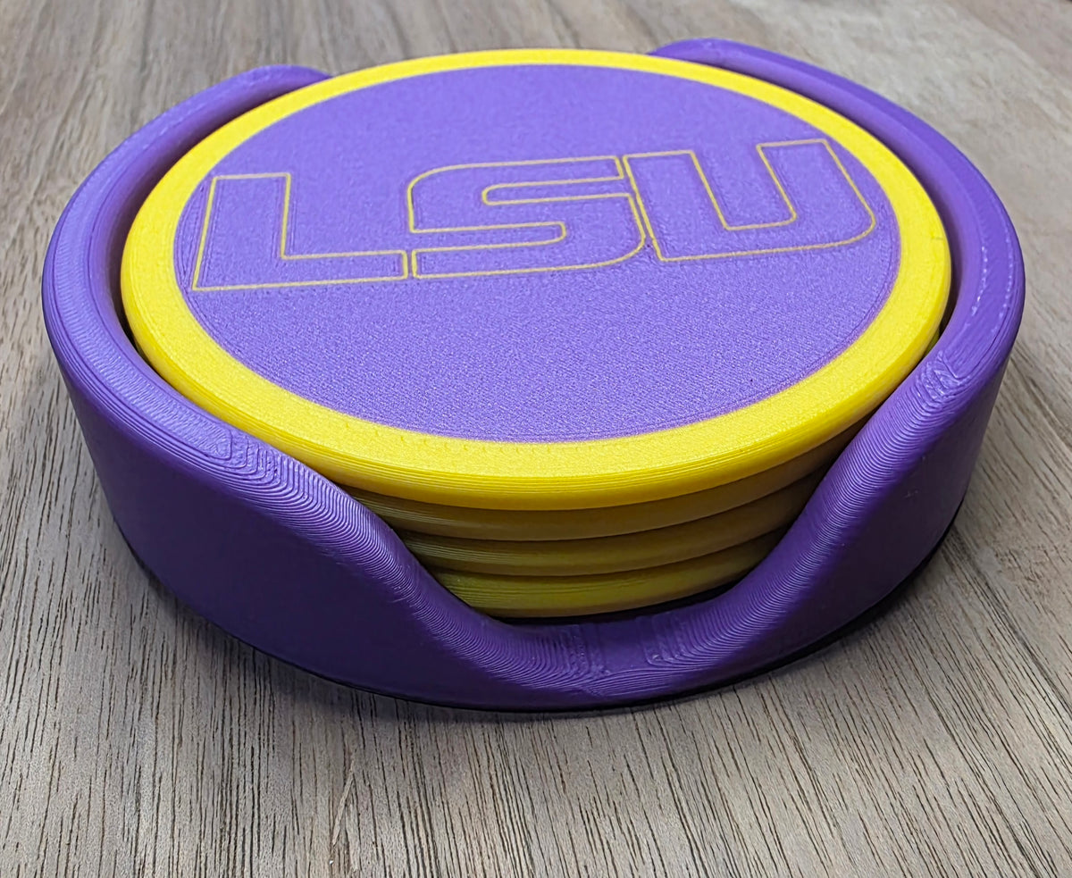 LSU coasters