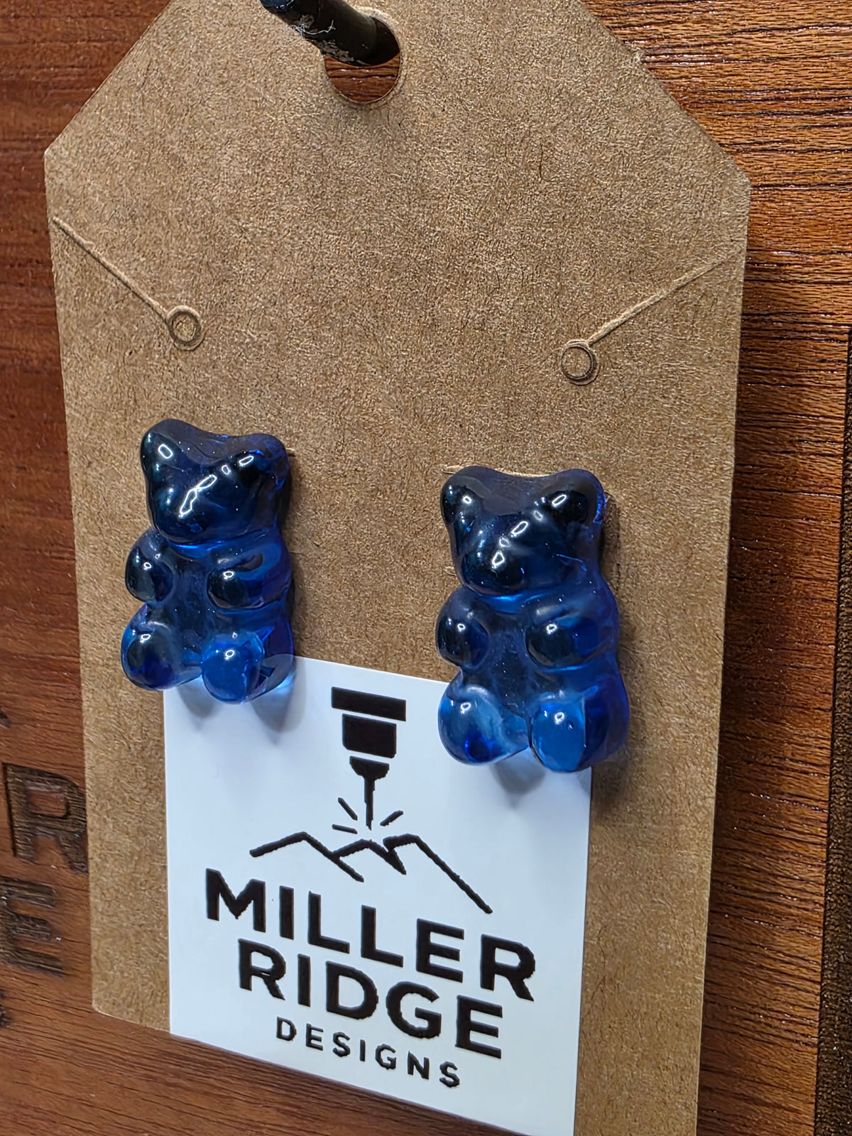 Gummy bear studs (8 color options)