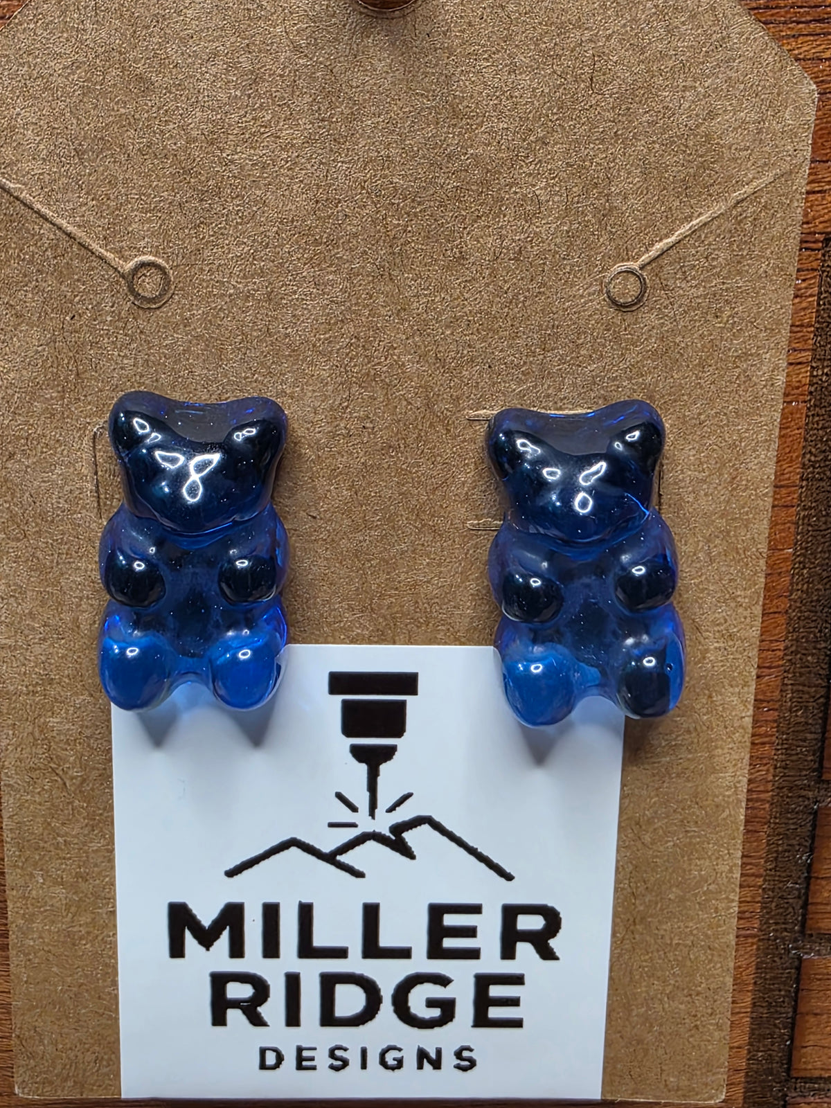 Gummy bear studs (8 color options)