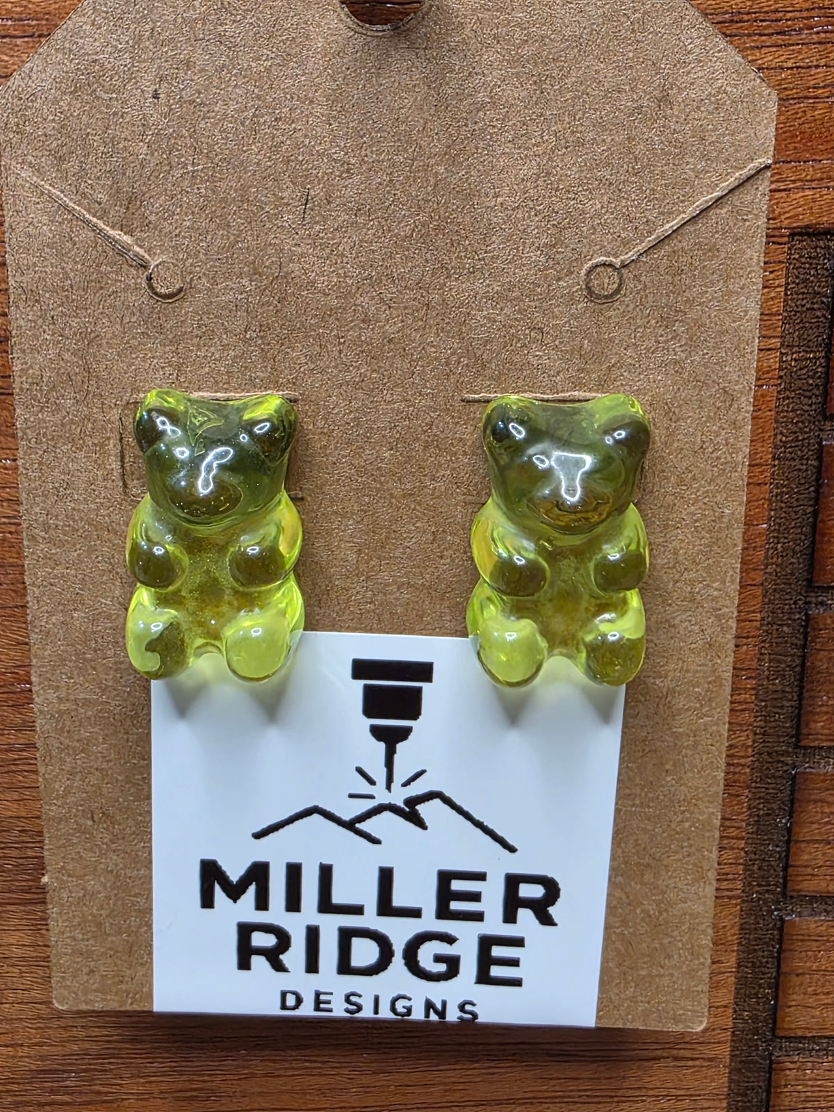 Gummy bear studs (8 color options)