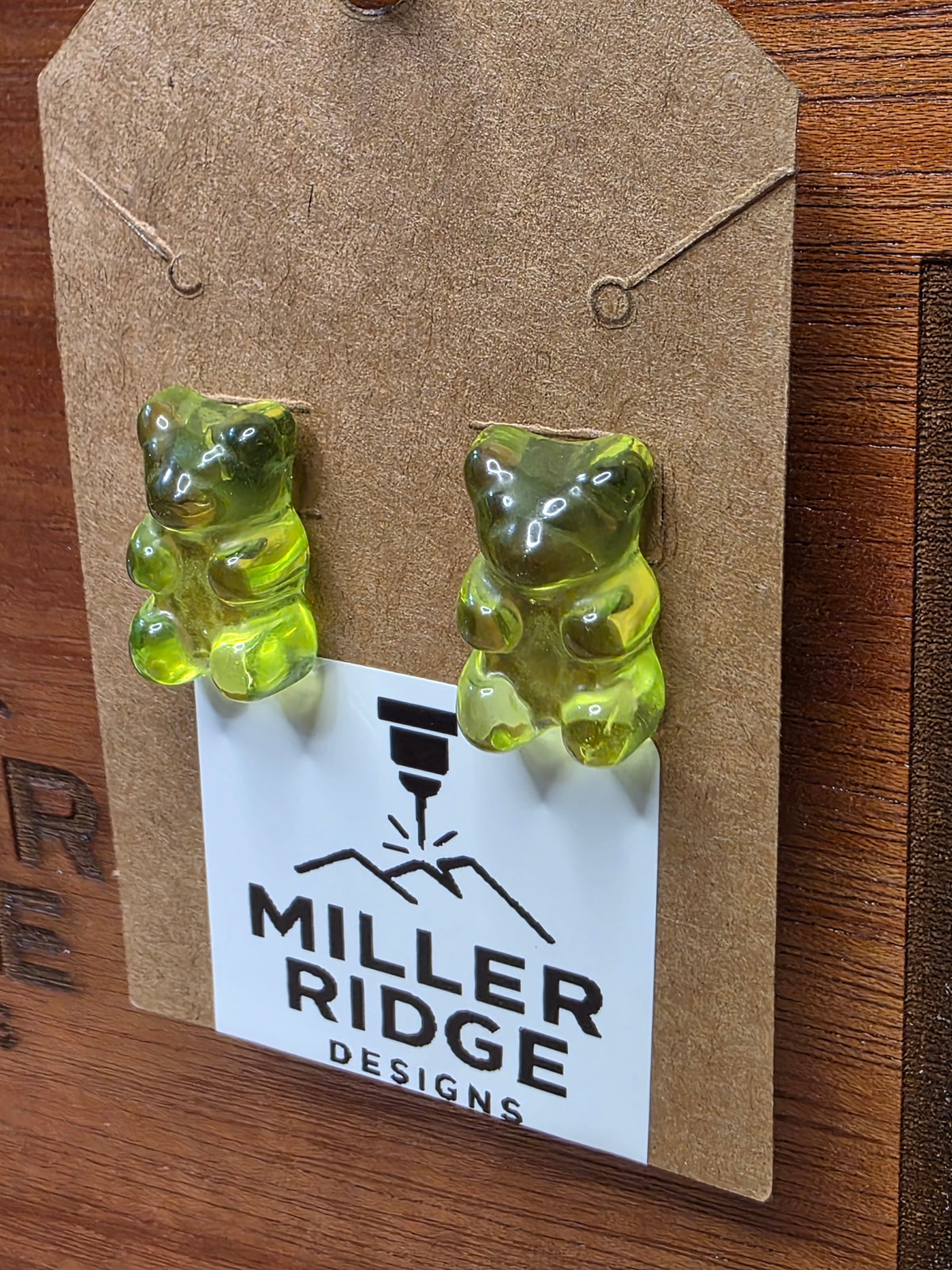 Gummy bear studs (8 color options)