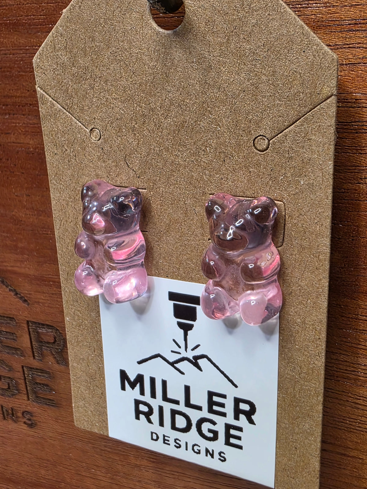Gummy bear studs (8 color options)