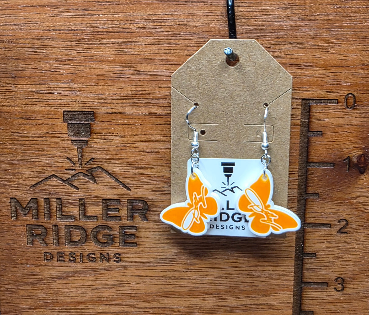 Orange Dolly butterflies
