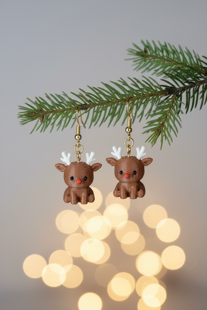 Knitted reindeer