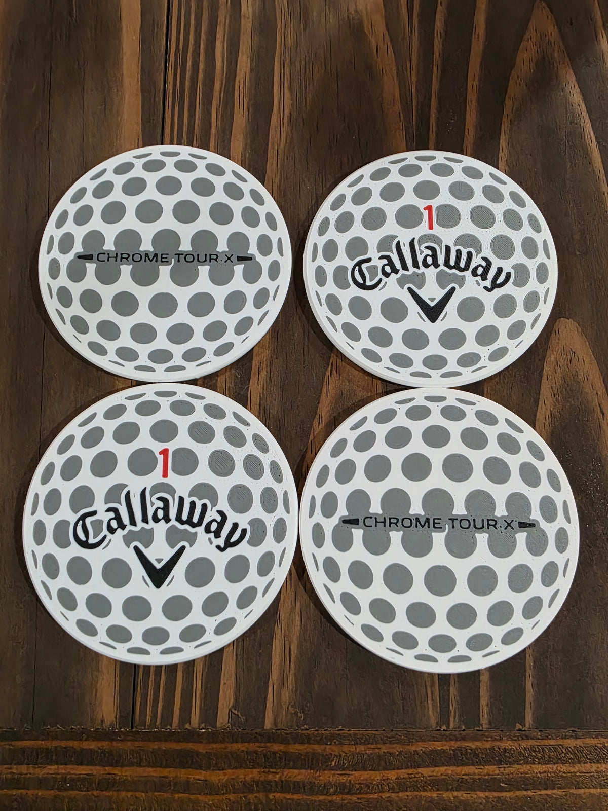 Callaway golf ball coasters
