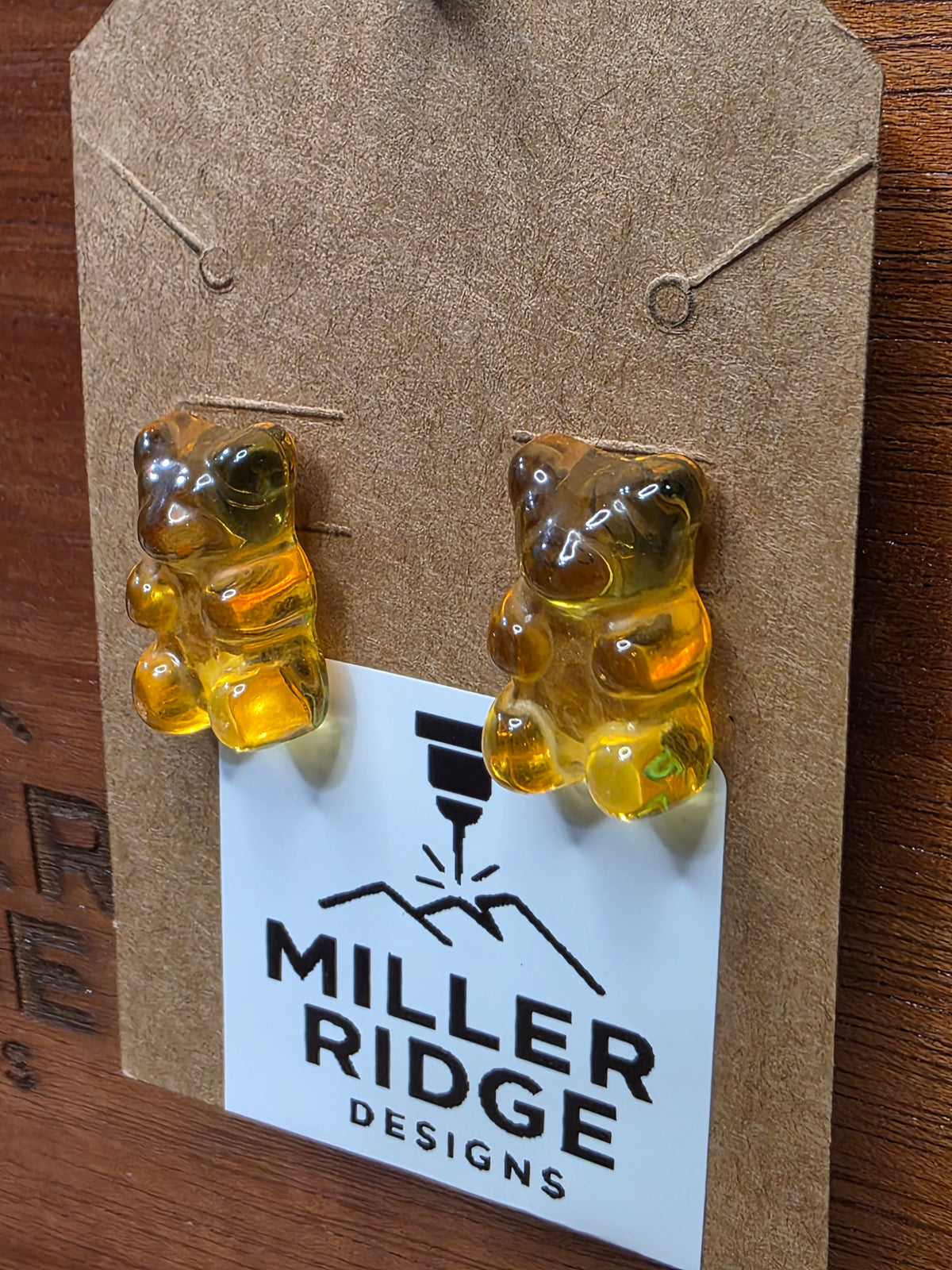 Gummy bear studs (8 color options)