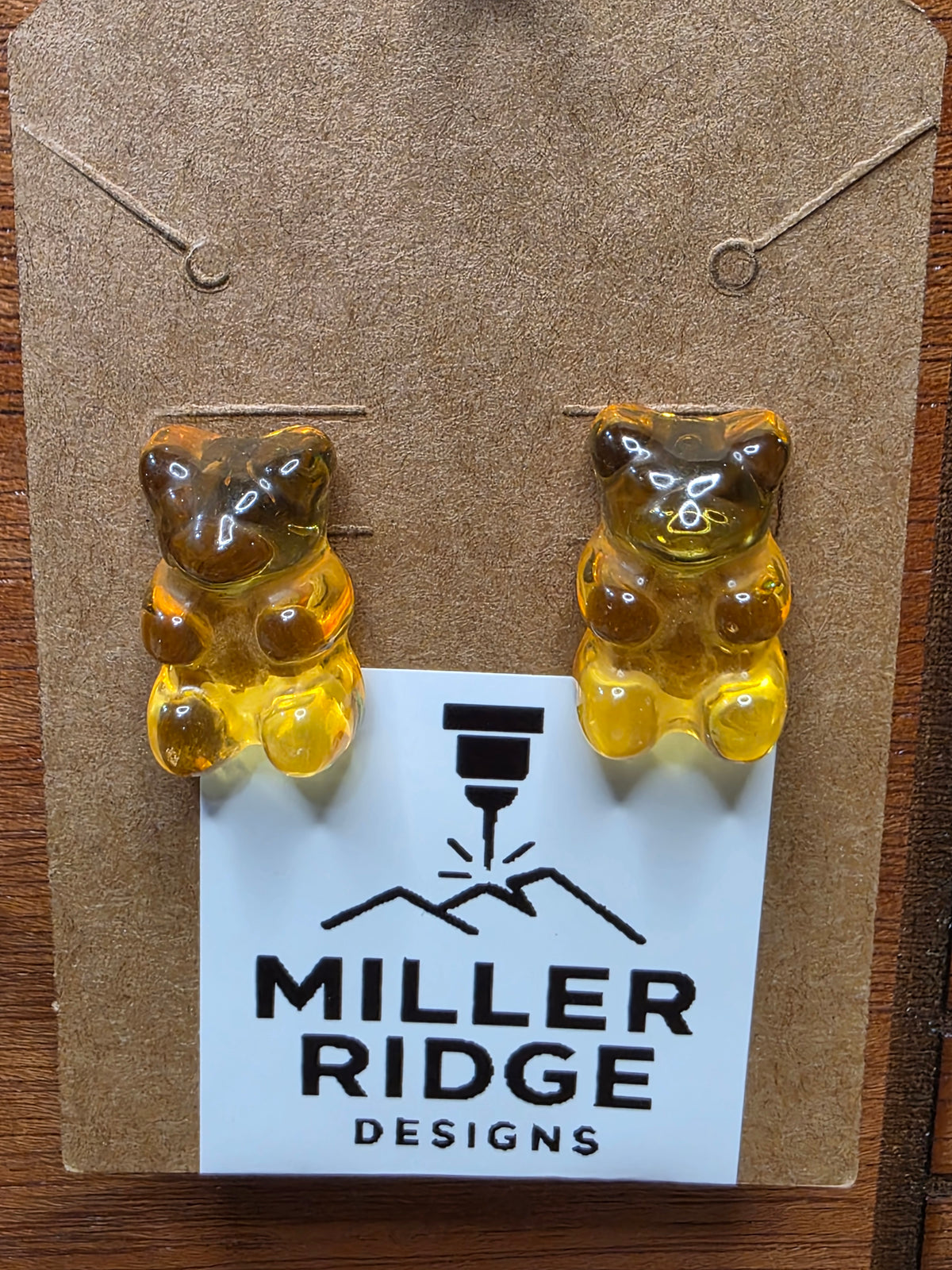 Gummy bear studs (8 color options)
