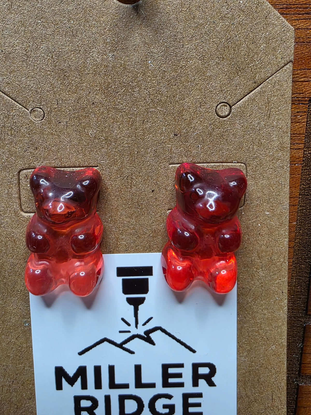 Gummy bear studs (8 color options)