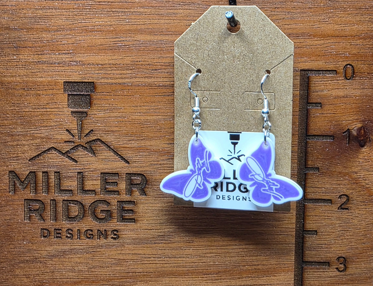 Purple Dolly butterflies
