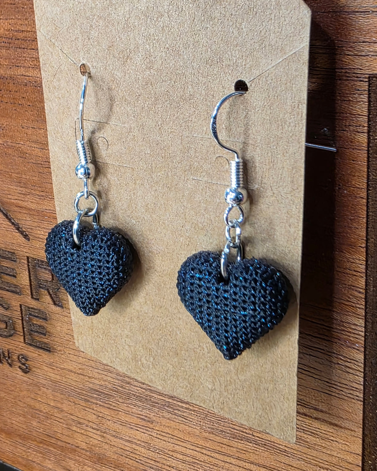 Knitted hearts (galaxy blue)