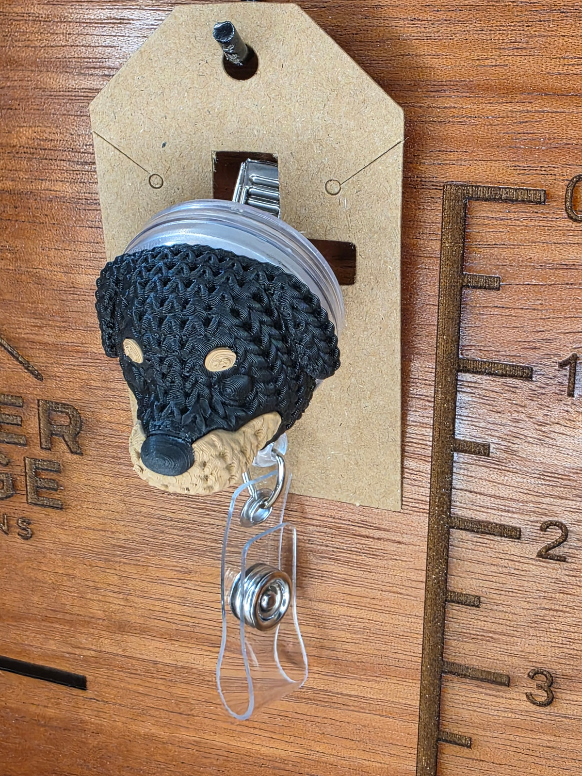 Rottweiler badge reel