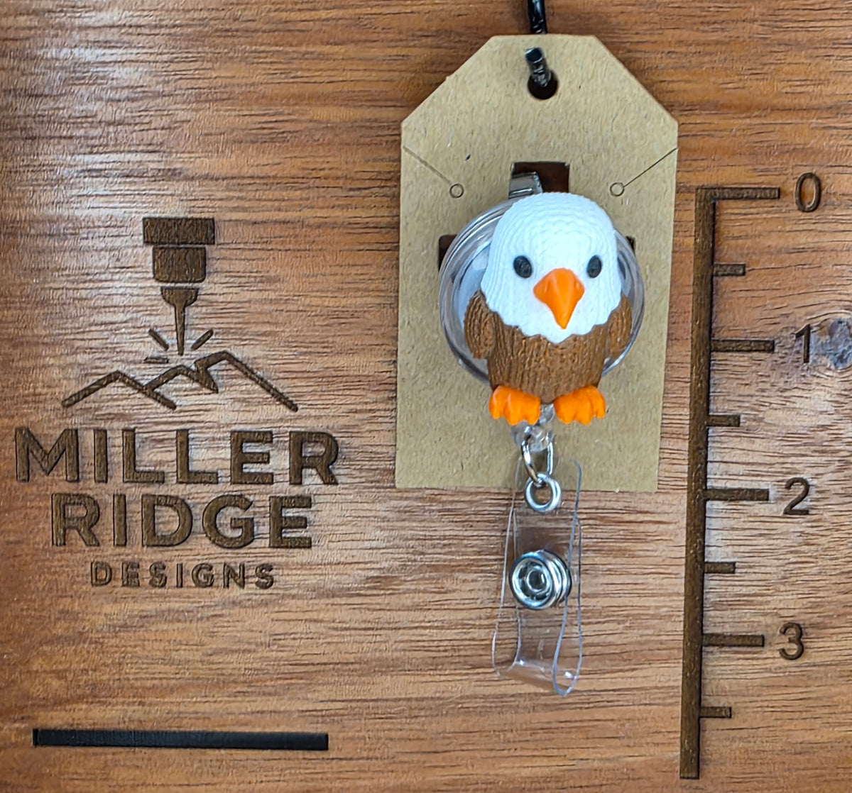 Eagle badge reel