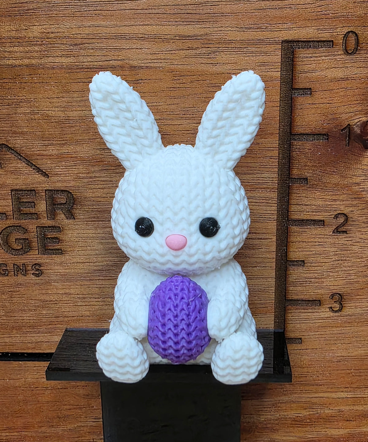 White bunny with egg (5 different colors)