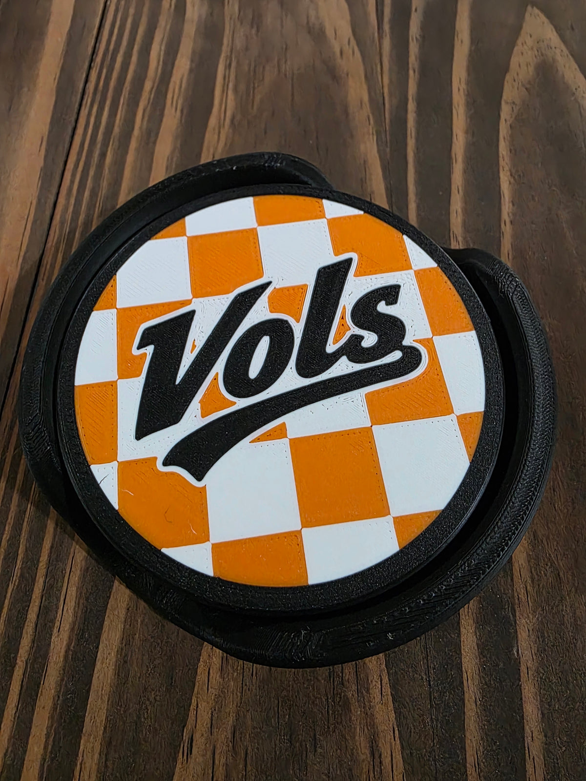 Tri-star VOLS checkered coasters
