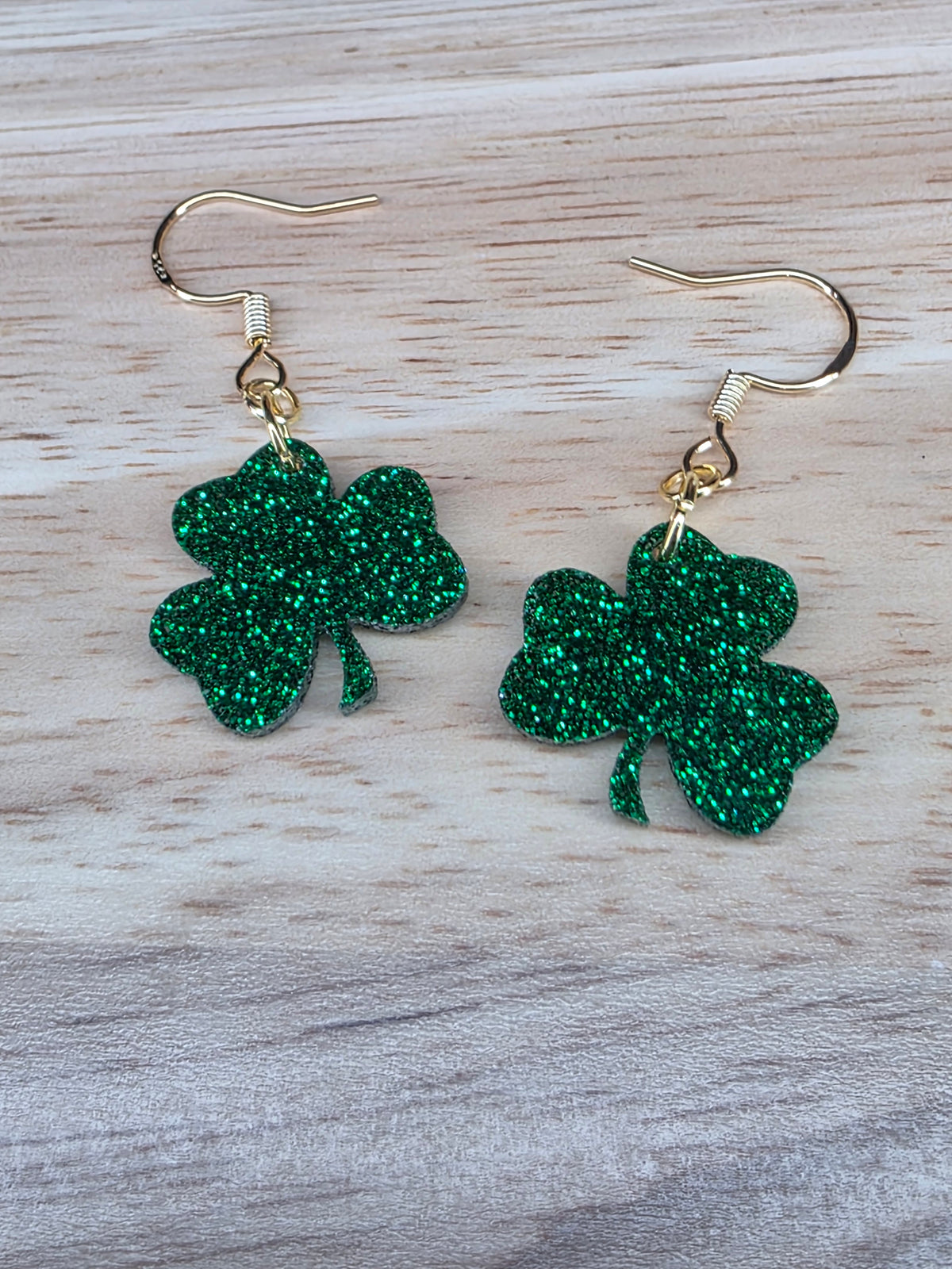 Shamrock earrings (4 color options)